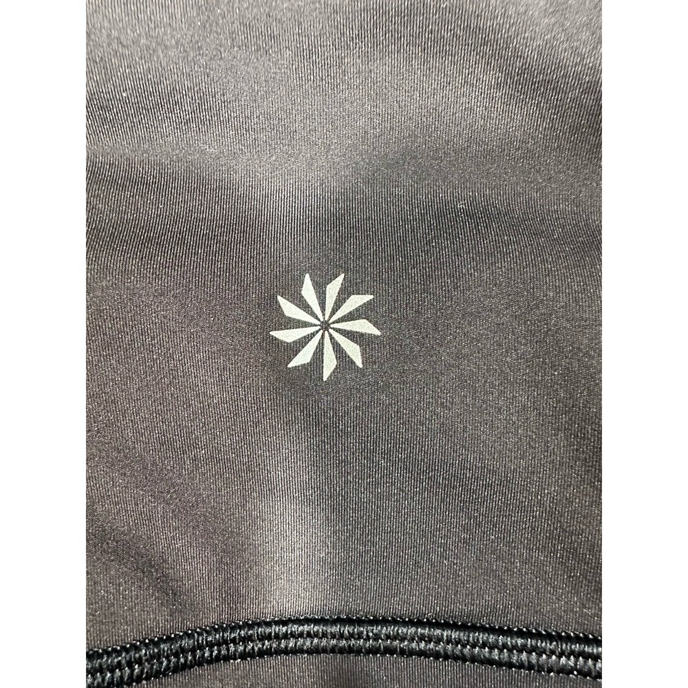 Athleta Rainier Tight Leggings Womens Medium Tall Black Active Run Yoga Train - Picture 11 of 11